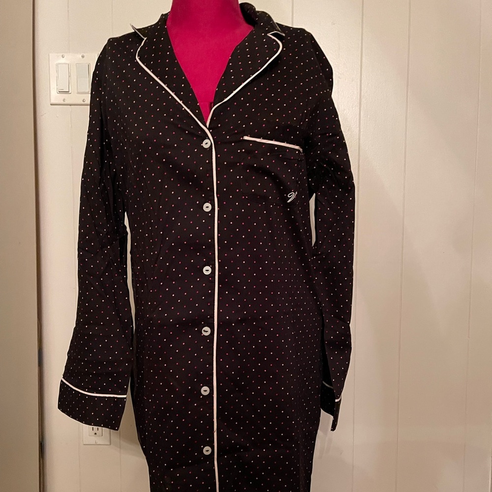 Victoria’s Secret black polka dot pajamas XS